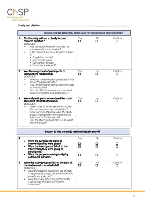 quantitative casp checklist